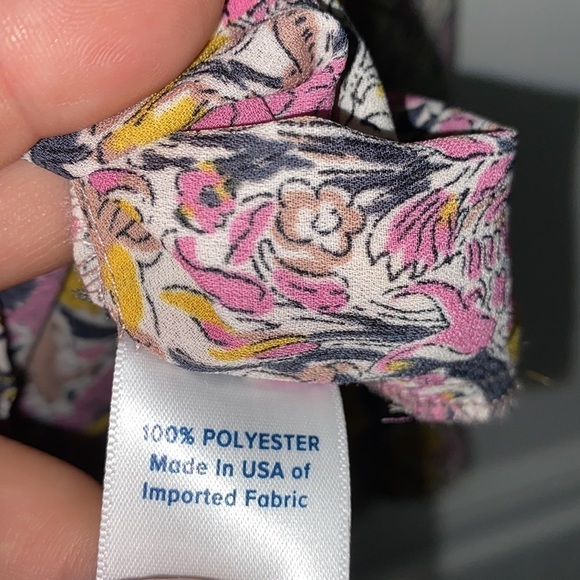 Allison Joy blouse peasant‎ shirt floral medallion small - Picture 5 of 6